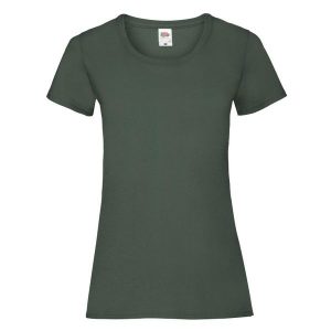 Koszulka Damska Valueweight. Zielone bluzki FRUIT OF THE LOOM, xs, bez wzorów, sportowe, bez kołnierzyka, bez ramiączek. Za 35,99 zł.