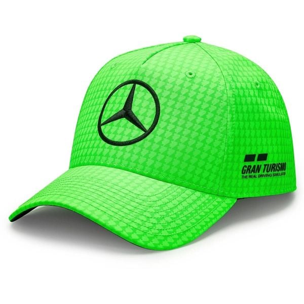 Czapka Mercedes Map F1 Lh Col Driver Bb Cap, Dla obu płci. Zielone czapki OEM, bez wzorów, z poliesteru. Za 118,83 zł.