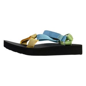 Buty do chodzenia damskie Teva Midform Universal. Zielone buty sportowe Teva, z materiału, bez zapięcia. Za 272,00 zł.