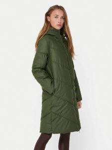JDY Płaszcz zimowy 15217556 Zielony Regular Fit. Zielone płaszcze JDY, na zimę, xl, bez wzorów, z syntetyku, bez kaptura. Za 279,99 zł.