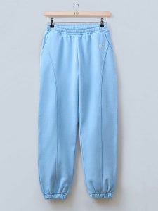 LeGer Spodnie dresowe "Nora" w kolorze błękitnym rozmiar: 34. Niebieskie spodnie dresowe LeGer, bez wzorów, z bawełny. Za 218,57 zł.