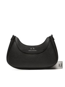 Armani Exchange Torebka 942883 CC783 00020 Czarny. Czarne listonoszki Armani Exchange, bez wzorów, ze skóry, bez dodatków. Za 549,99 zł.