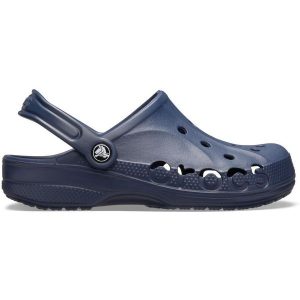 Japonki Crocs Baya, Dla obu płci. Niebieskie klapki Crocs, bez wzorów, z materiału, bez obcasa. Za 169,00 zł.