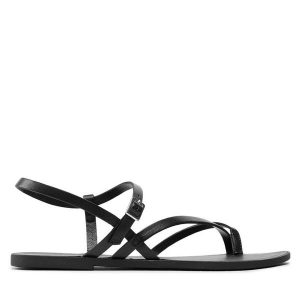 Sandały Vagabond Shoemakers. Czarne sandały Vagabond Shoemakers, bez wzorów, bez obcasa, na płaskiej podeszwie, bez zapięcia. Za 269,99 zł.
