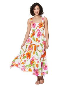 Ipanima Sukienka w kolorze białym rozmiar: 38/40. Białe sukienki Ipanima, na co dzień, bez wzorów, klasyczne, bez kołnierzyka, bez ramiączek, maxi, proste. Za 78,99 zł.