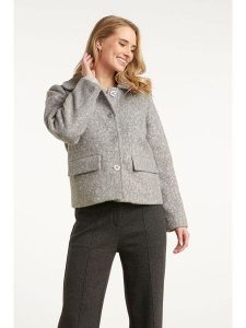 Smashed Lemon Kurtka przejściowa w kolorze szarym rozmiar: 3XL. Szare kurtki Smashed Lemon, xl, bez wzorów, bez kaptura. Za 173,99 zł.