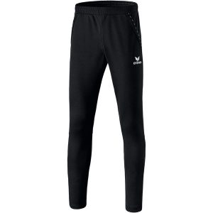 Spodnie treningowe juniorskie Erima Training Pants with calf insert 2.0. Czarne spodnie dresowe Erima, bez wzorów, z dresówki. Za 144,99 zł.