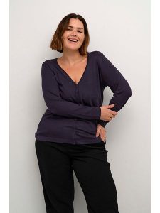Kaffe Kardigan w kolorze ciemnofioletowym rozmiar: XL. Różowe kardigany Kaffe. Za 70,24 zł.