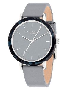 Liebeskind Zegarek kwarcowy w kolorze szaro-czarnym rozmiar: onesize. Szare, analogowe zegarki Liebeskind. Za 347,99 zł.