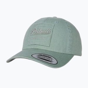 Czapka z daszkiem Pitbull Snapback Seabridge Classic Low Profile. Zielone czapki PITBULL, bez wzorów, z bawełny, klasyczne. Za 109,99 zł.