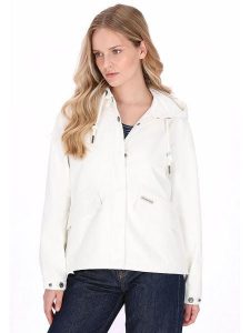 Schmuddelwedda Kurtka przejściowa w kolorze kremowym rozmiar: S. Brązowe kurtki Schmuddelwedda, s, bez wzorów, bez kaptura. Za 339,99 zł.