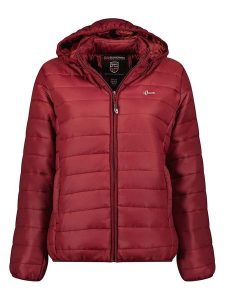 Geographical Norway Kurtka pikowana "Atika" w kolorze bordowym rozmiar: XXL. Czerwone kurtki Geographical Norway, xxl, z aplikacjami, bez kaptura. Za 140,53 zł.