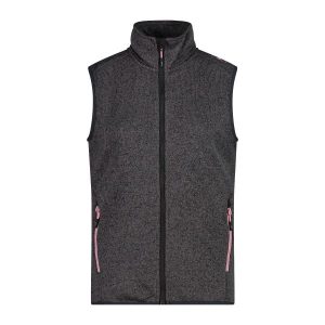 Kamizelka damska CMP. Czarne kamizelki CMP, bez wzorów, bez kołnierzyka, bez ramiączek, bez kaptura. Za 215,50 zł.