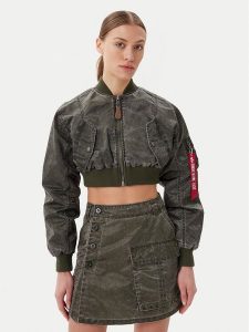 Alpha Industries Kurtka bomber MA-1 Vintage 156002 Zielony Regular Fit. Zielone kurtki Alpha Industries, m, bez wzorów, z syntetyku, bez kaptura. Za 469,99 zł.