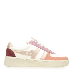 Sneakersy damskie Gola Grandslam Quad. Białe buty sportowe Gola, bez wzorów, bez zapięcia. Za 470,50 zł.