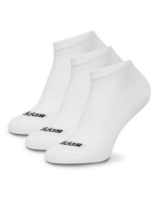Adidas Skarpety krótkie HT3447 3-PACK Biały. Białe skarpetki ADIDAS, bez wzorów, z bawełny. Za 44,99 zł.