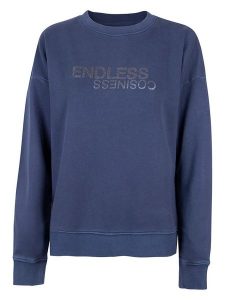 LIEBLINGSSTÜCK Bluza "Ulia" w kolorze granatowym rozmiar: XXL. Niebieskie bluzy LIEBLINGSSTÜCK, xxl, bez wzorów, z bawełny, bez kaptura. Za 158,10 zł.