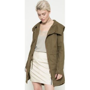 Rock Angel - Parka. Szare kurtki marki Rock Angel, l, z bawełny, z kapturem. W wyprzedaży za 199,90 zł.