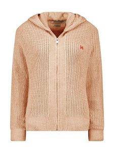 Canadian Peak Kardigan w kolorze beżowym rozmiar: XL. Brązowe swetry oversize Canadian Peak, xl, bez wzorów, ze splotem, bez ramiączek. Za 99,80 zł.