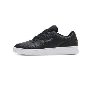 Trenerzy Hummel Match Point. Czarne buty sportowe Hummel, bez wzorów, bez zapięcia. Za 253,00 zł.