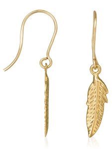 OR ÉCLAT Złote kolczyki "Feuille" rozmiar: onesize. Żółte kolczyki OR ÉCLAT, złote. Za 300,21 zł.