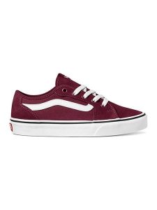 Vans Skórzane sneakersy w kolorze czerwonym rozmiar: 38,5. Czerwone trampki Vans, bez wzorów, bez zapięcia. Za 129,45 zł.