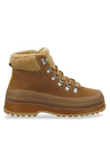 Gant Trapery Wintly 29543794 Brązowy. Brązowe buty zimowe GANT, ze skóry, bez obcasa, bez zapięcia. Za 429,99 zł.