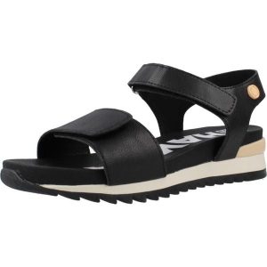 Sandały Gioseppo Model Looe Kolor Czarny. Czarne sandały Gioseppo, bez wzorów, z syntetyku, bez obcasa, bez zapięcia. Za 228,45 zł.