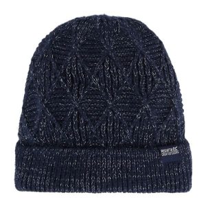 Damska Czapka Multimix Beanie. Niebieskie czapki Regatta, bez wzorów, z dzianiny. Za 30,99 zł.