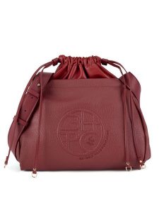 Beverly Hills Polo Club Torebka BHPC-K-039-06 Czerwony. Czerwone torebki klasyczne Beverly Hills Polo Club, bez wzorów, z materiału, bez dodatków. Za 104,99 zł.