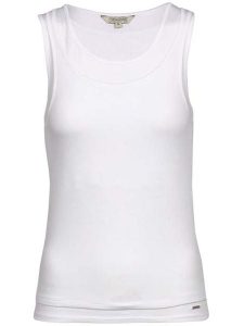 Herrlicher Top "Camila" w kolorze białym rozmiar: XL. Białe topy Herrlicher, xl, bez wzorów, bez kołnierzyka, bez ramiączek. Za 134,22 zł.