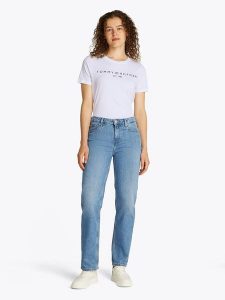 TOMMY JEANS Dżinsy - Regular fit - w kolorze niebieskim rozmiar: W25/L32. Niebieskie jeansy Tommy Jeans, z aplikacjami, z jeansu. Za 315,50 zł.