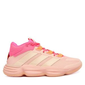 Buty halowe adidas. Czerwone buty sportowe ADIDAS, bez wzorów, bez zapięcia. Za 479,99 zł.