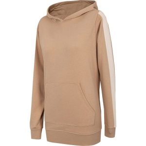 4F Bluza w kolorze jasnobrązowym rozmiar: XS. Brązowe bluzy 4f, xs, bez wzorów, z kapturem. Za 142,95 zł.
