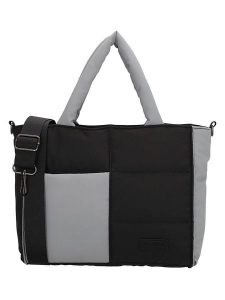 Beagles Torebka "Calvia Duo" w kolorze czarno-szarym - 32 x 21 x 11 cm rozmiar: onesize. Czarne torebki klasyczne Beagles, bez wzorów, z materiału, przez ramię, bez dodatków. Za 78,99 zł.