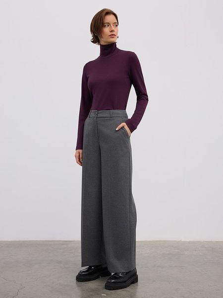 BGN Spodnie w kolorze antracytowym rozmiar: 36. Czarne spodnie z wysokim stanem BGN, bez wzorów, z materiału, z podwyższonym stanem. Za 135,17 zł.