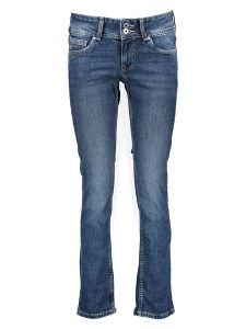 Pepe Jeans Dżinsy "Venus" - Slim fit - w kolorze granatowym rozmiar: W27/L30. Niebieskie jeansy Pepe Jeans, z aplikacjami, z jeansu. Za 184,02 zł.