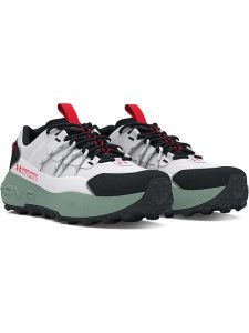 Under Armour Sneakersy "Fat Tire Venture Pro HSFT" w kolorze biało-czarno-zielonym rozmiar: 47. Białe trampki Under Armour, bez wzorów, bez zapięcia. Za 344,95 zł.