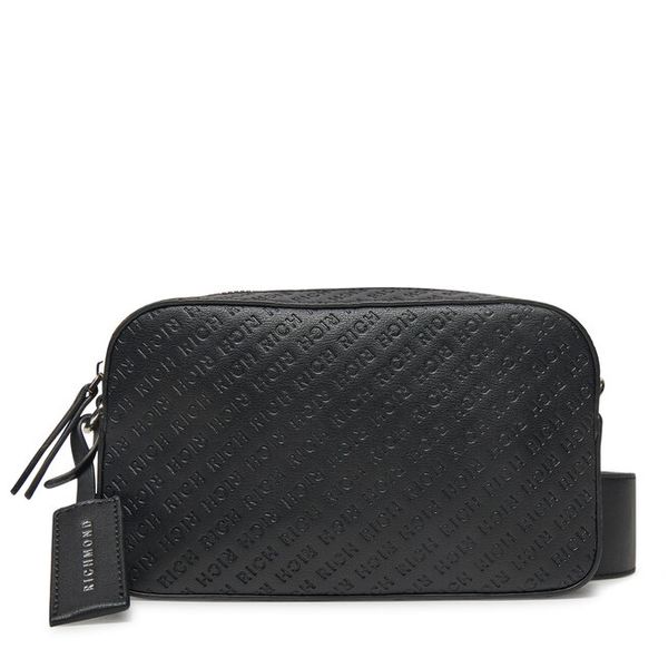 Torebka John Richmond. Czarne listonoszki JOHN RICHMOND, bez wzorów, bez dodatków. Za 309,99 zł.