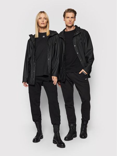 Rains Kurtka przeciwdeszczowa Unisex 12010 Czarny Regular Fit. Czarne kurtki Rains, xl, bez wzorów, z syntetyku, bez kaptura. Za 179,00 zł.