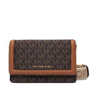 Torebka MICHAEL Michael Kors. Brązowe listonoszki MICHAEL Michael Kors, bez wzorów, bez dodatków. Za 549,99 zł.