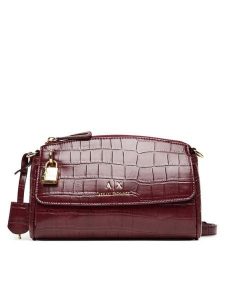 Armani Exchange Torebka XW000304 AF17154 UA343 Bordowy. Czerwone torebki klasyczne Armani Exchange, bez wzorów, ze skóry, bez dodatków. Za 629,99 zł.