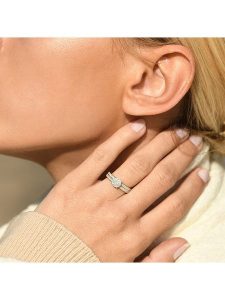 CARATELLI Złoty pierścionek "Toi que j'aime" z diamentami rozmiar: 52. Żółte pierścionki CARATELLI, z diamentem, złote. Za 2 536,99 zł.