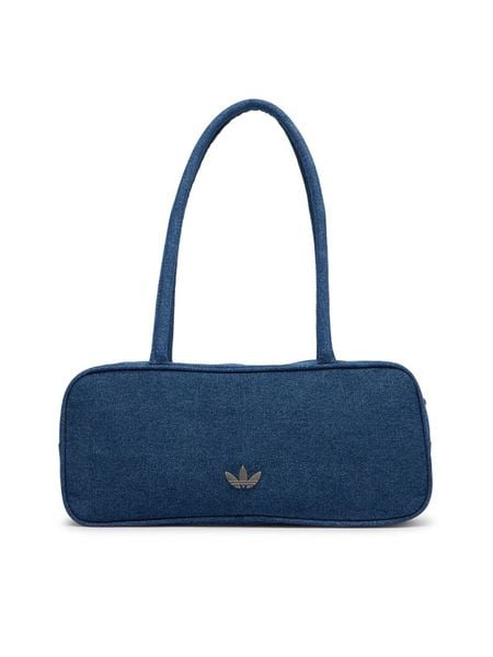 Adidas Torebka Adicolor Elongated Airliner Denim Bag KD7875 Niebieski. Niebieskie torebki klasyczne ADIDAS, bez wzorów, z denimu, bez dodatków. Za 199,99 zł.