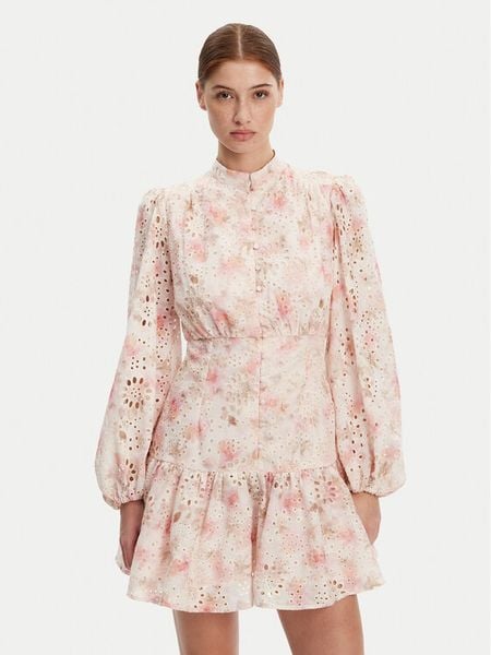 Bardot Sukienka koktajlowa 57809DB2 Różowy Regular Fit. Czerwone kombinezony Bardot, bez wzorów, z syntetyku, wizytowe, bez kołnierzyka, bez ramiączek. Za 399,99 zł.