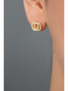 Lodie Silver Srebrne kolczyki-wkrętki z cyrkoniami rozmiar: onesize. Szare kolczyki Lodie Silver, z cyrkonią, srebrne. Za 43,99 zł.