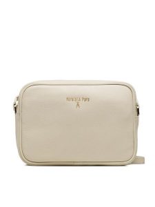 Patrizia Pepe Torebka CB8985/L001-W338 Écru. Listonoszki Patrizia Pepe, bez wzorów, ze skóry, bez dodatków. Za 409,99 zł.