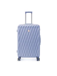 Semi Line Walizka duża T5951-4 Fioletowy. Fioletowe walizki Semi-line, bez wzorów, z tworzywa sztucznego, duże. Za 219,99 zł.