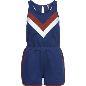 Krótki kombinezon bonprix kobaltowo-czerwono-biały. Kombinezony marki bonprix. Za 79,99 zł.