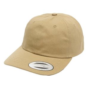 Niskoprofilowa Czapka Z Daszkiem Dla Dorosłych Unisex Classic Cotton Twill. Zielone czapki FLEXFIT, bez wzorów. Za 67,99 zł.